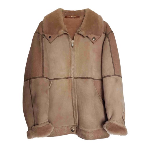 Shearling bomber
