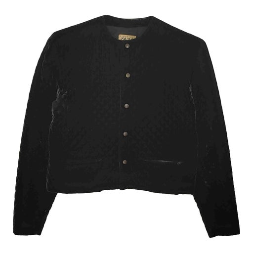Velvet quilted jacket