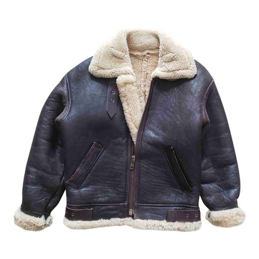 Shearling bomber