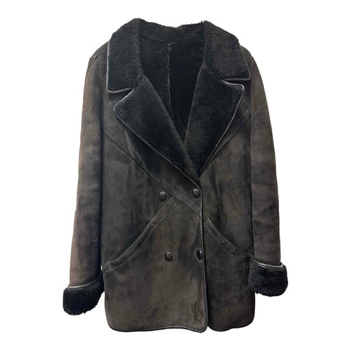 Manteau en peau lainée 