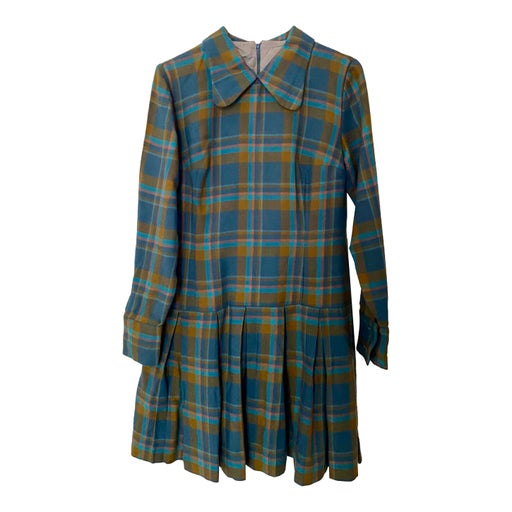 Tartan wool dress