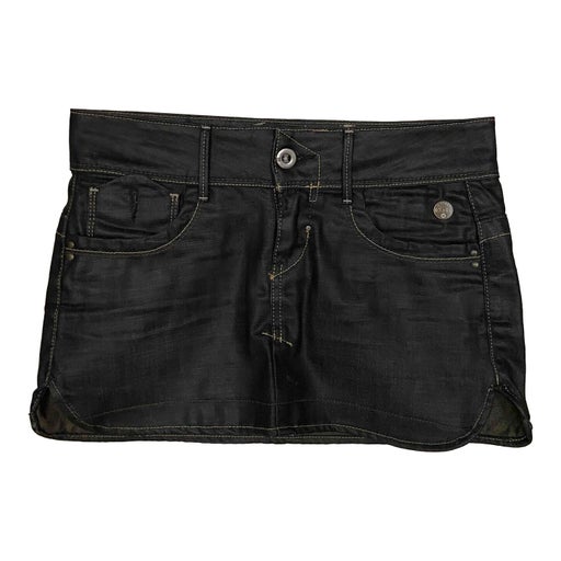 Denim mini skirt