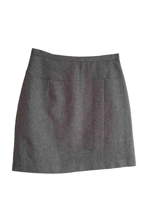 Slit mini skirt