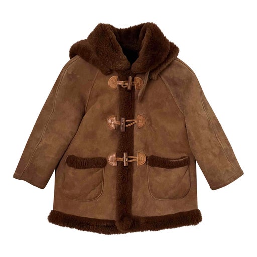 Manteau en peau lainée 
