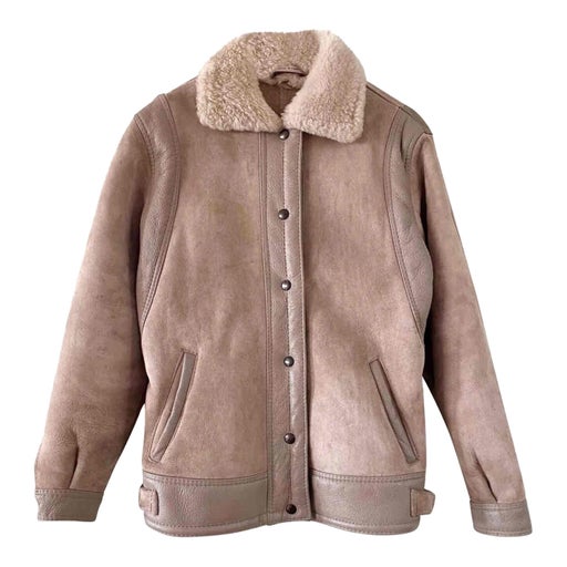 Shearling bomber