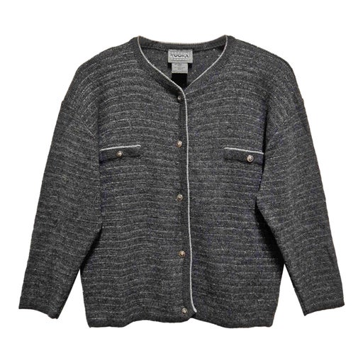Gray cardigan