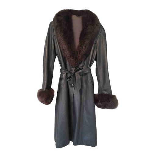 Trench en cuir