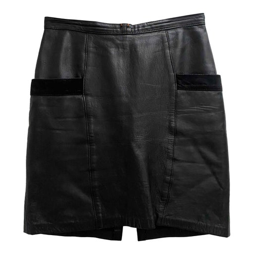 Jupe en cuir 