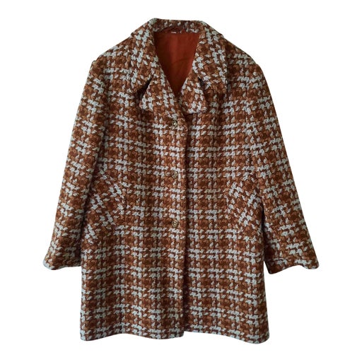 Herringbone pea coat