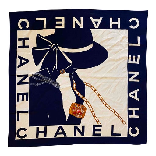 Foulard en soie Chanel