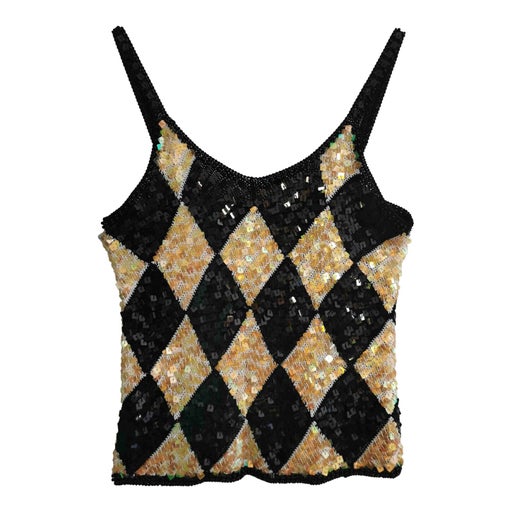 Sequined camisole