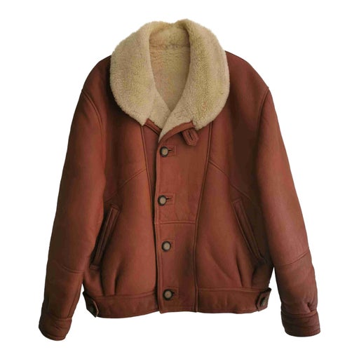 Manteau en peau lainée 