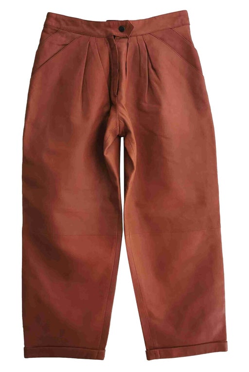 Pantalon en cuir Christian Dior 