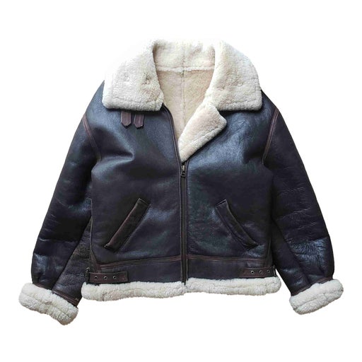 Shearling bomber