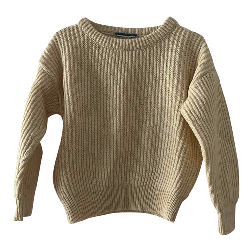 Pull en maille côtelée