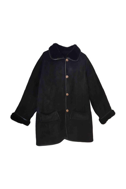 Manteau en peau lainée Nina Ricci 