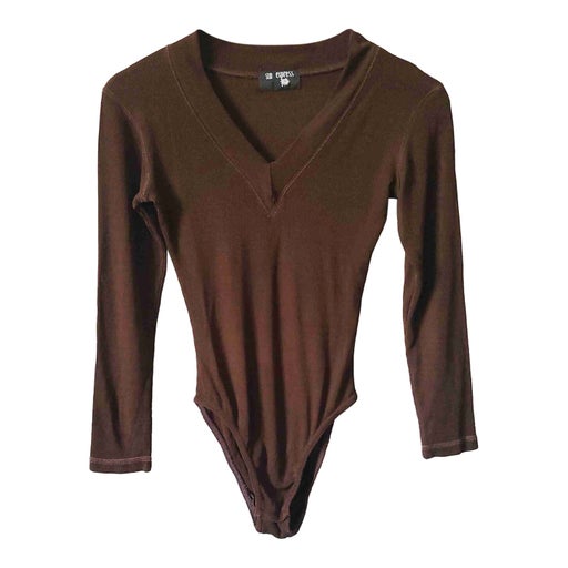 Ribbed knit bodysuit