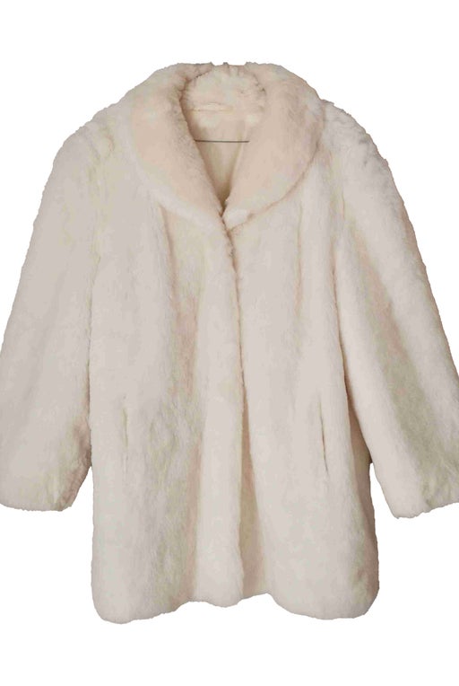 Faux fur coat