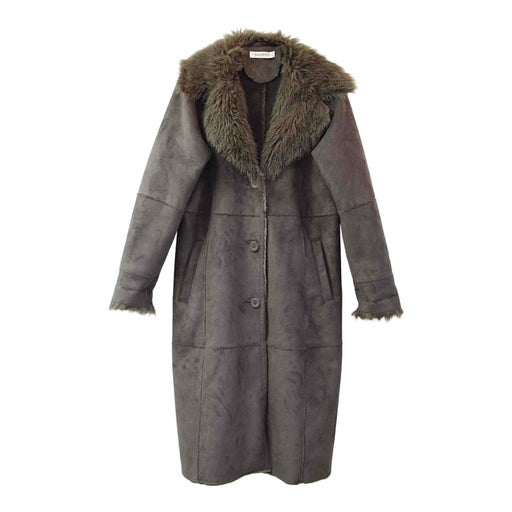 Balmain shearling coat