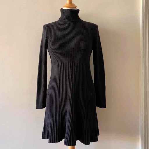 Wool turtleneck dress