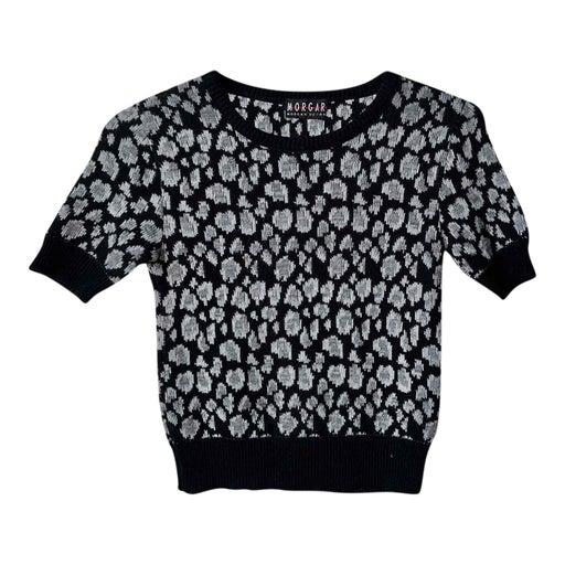 Leopard knit top