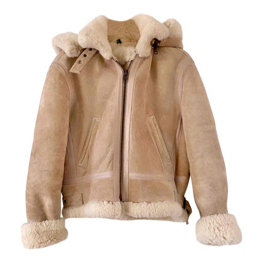 Shearling bomber