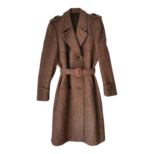 Wool tweed coat