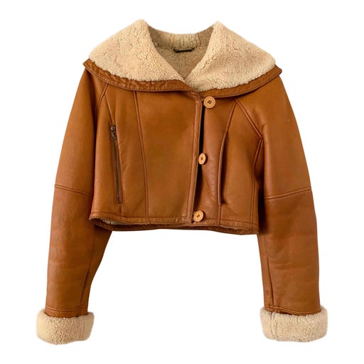 Cropped shearling