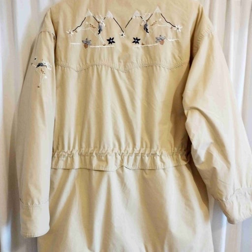 Embroidered parka