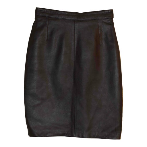 Jupe en cuir 
