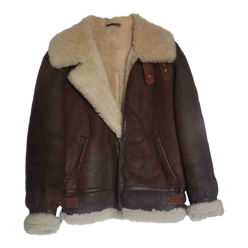 Shearling bomber
