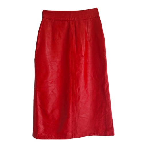 Jupe en cuir 