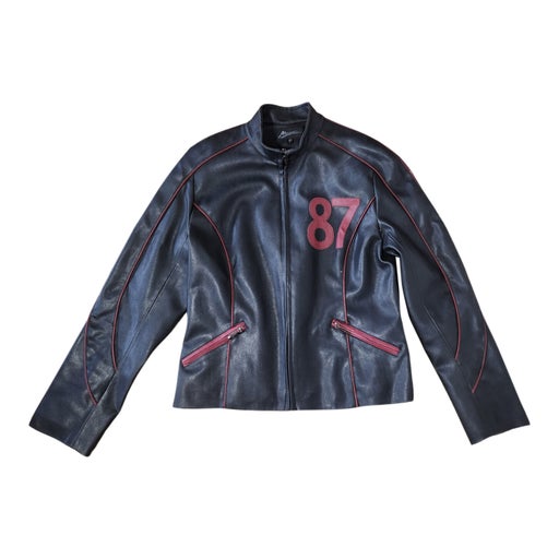 Faux leather jacket