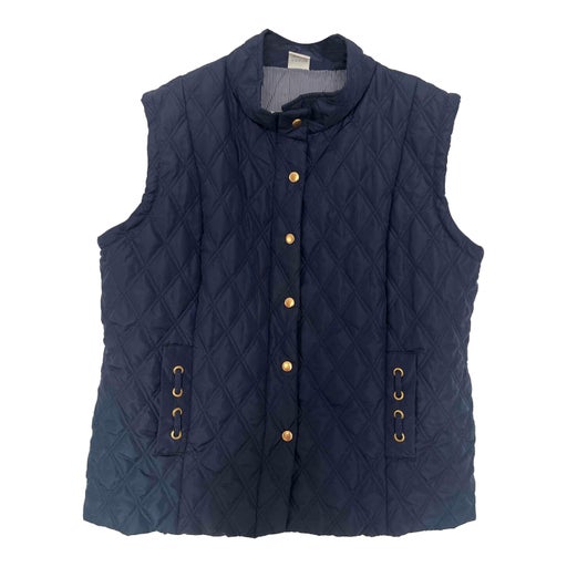 Quilted sleeveless jacket