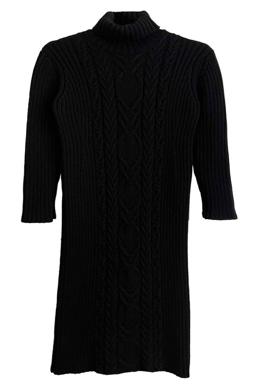 Cable knit dress