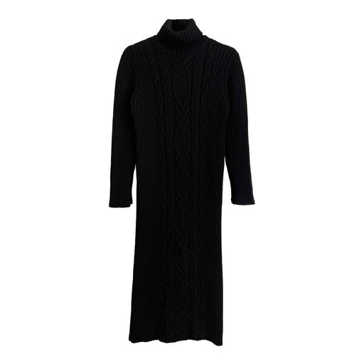 Cable knit dress
