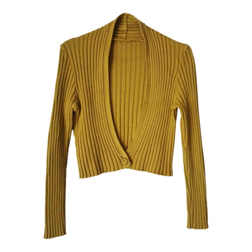 Ribbed knit cardigan