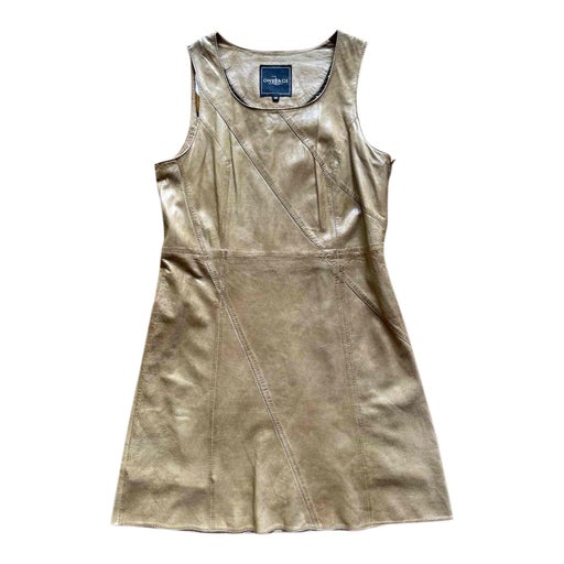 Robe en cuir 