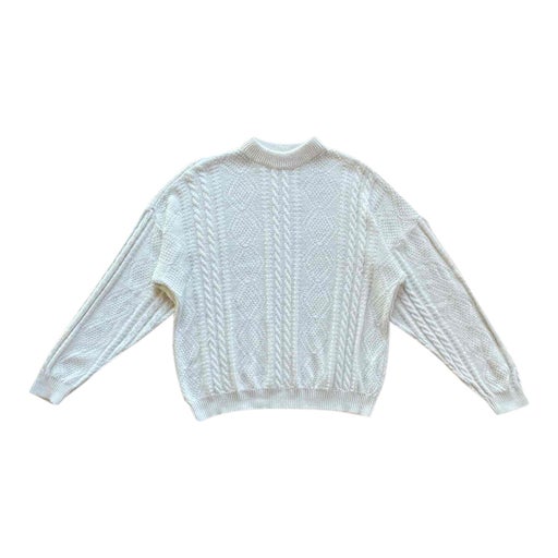 Cable knit sweater