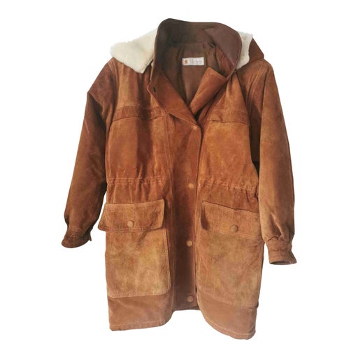 Suede parka