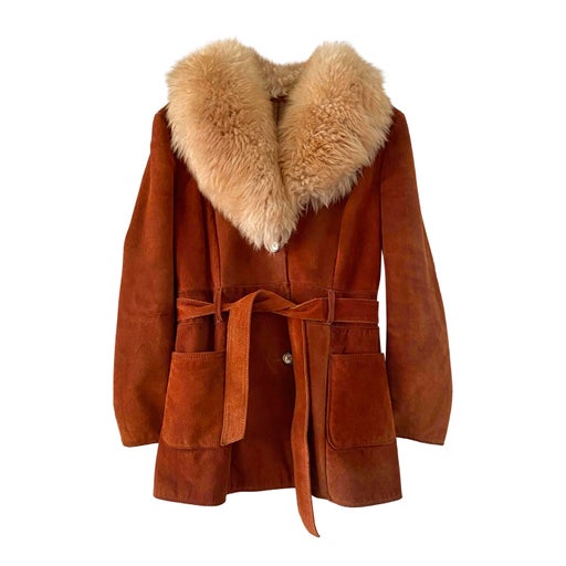 Shearling safari jacket