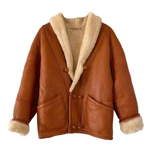 Shearling bomber