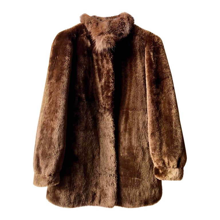 Manteau en mouton dor pour femme Imparfaite