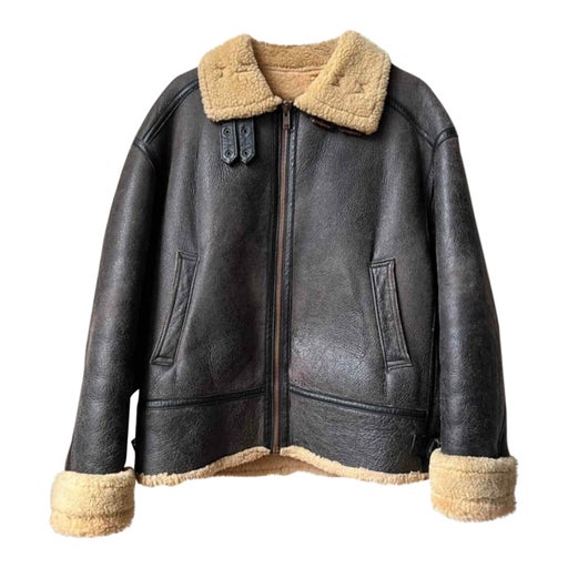 Shearling bomber