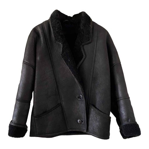 Shearling bomber