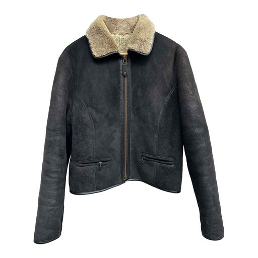 Shearling bomber