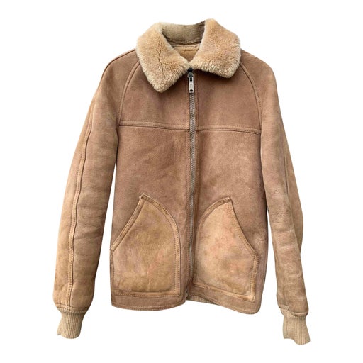 Shearling bomber
