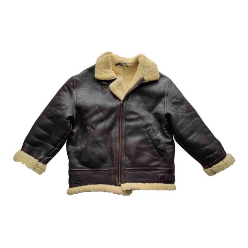 Shearling bomber