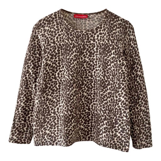 Leopard wool sweater