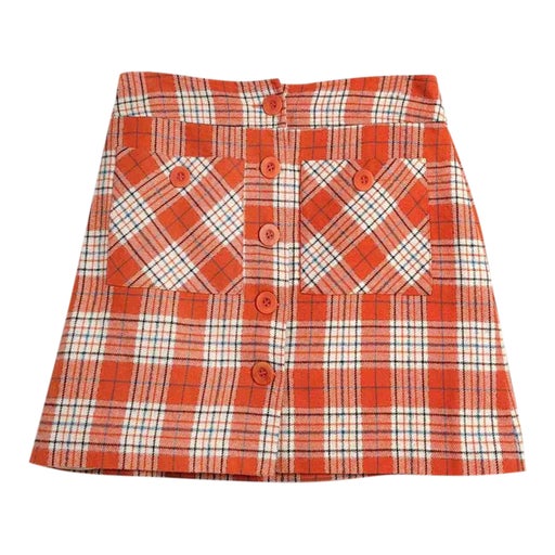 Tartan mini skirt